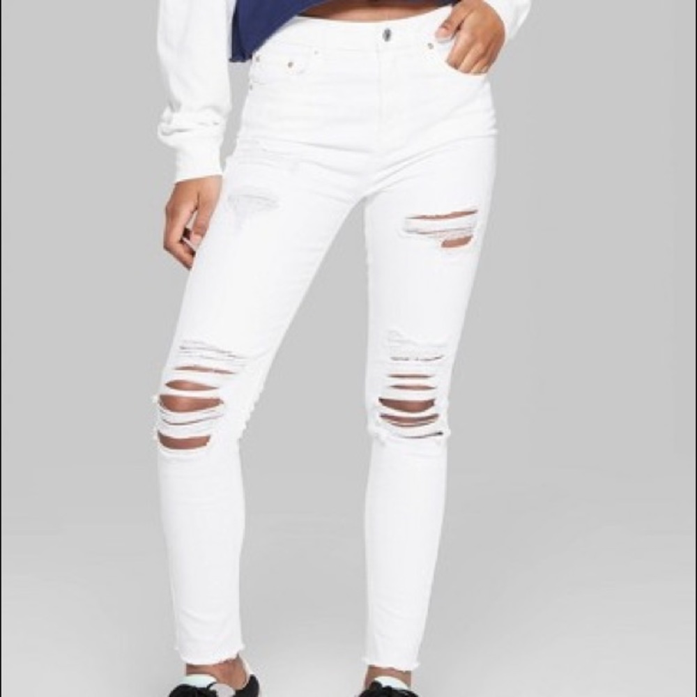 NEW ✨ Wild Fable White High Skinny Jeans